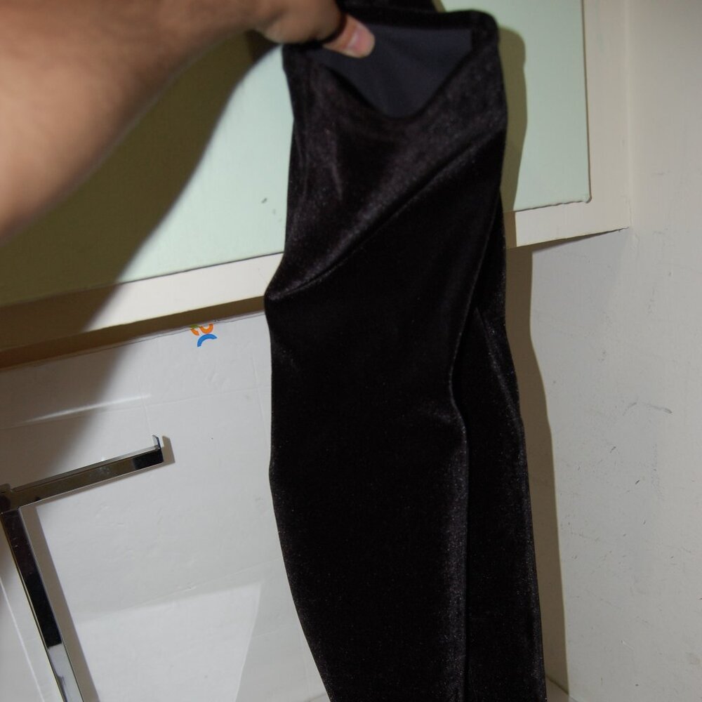 39/8.5 Stella Luna Stretch Velvet Leather Over Knee High Heels Thigh Hight Boots - Picture 4 of 11